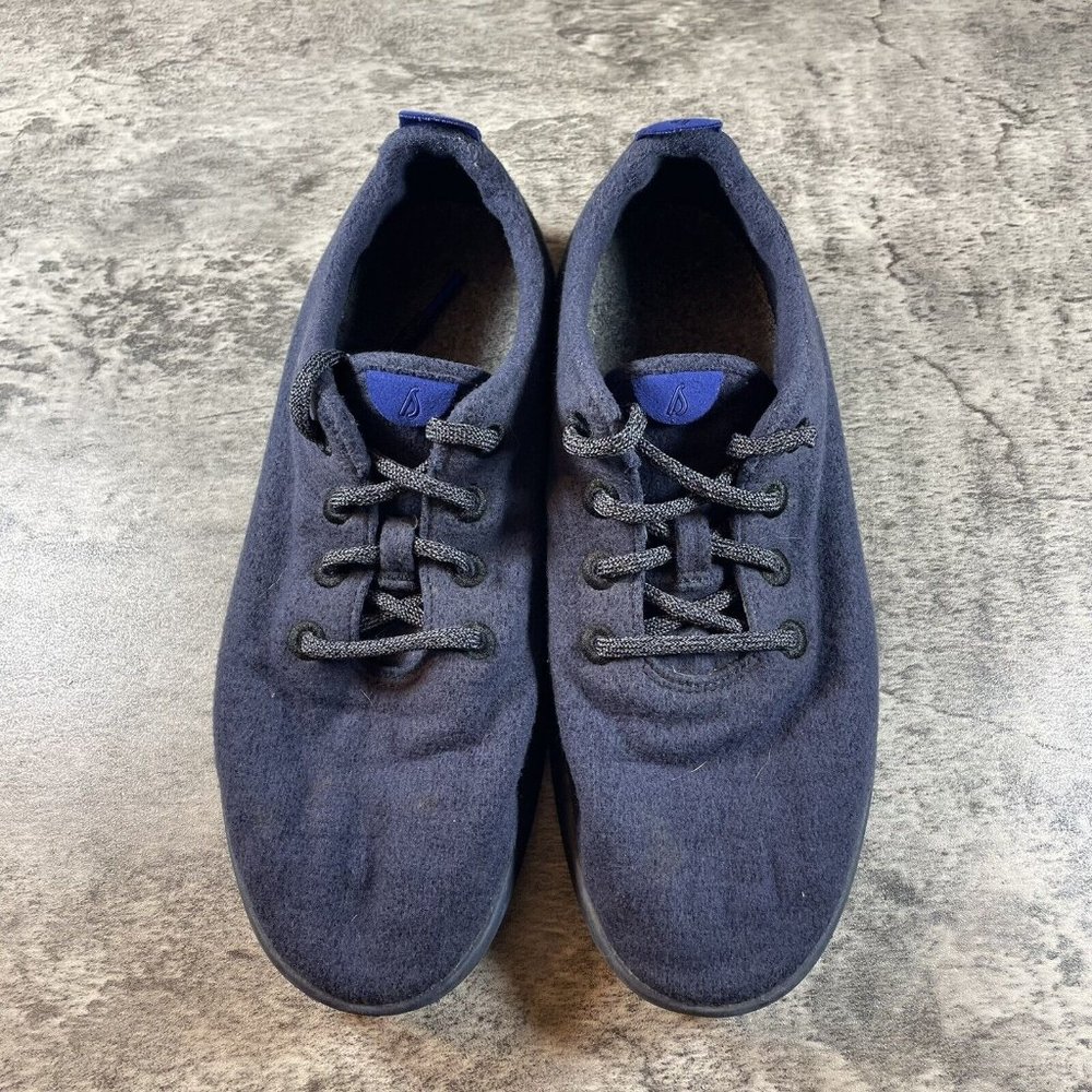 AllBirds & Outdoor Voices Wool Runners Mens 10 Navy Blue Lace Up Shoes - Picture 4 of 6